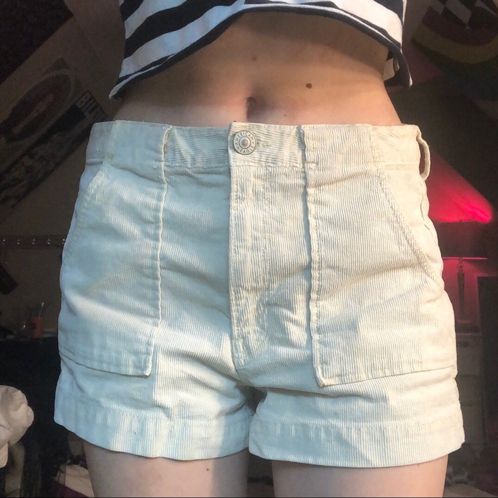 Tan Corduroy Shorts